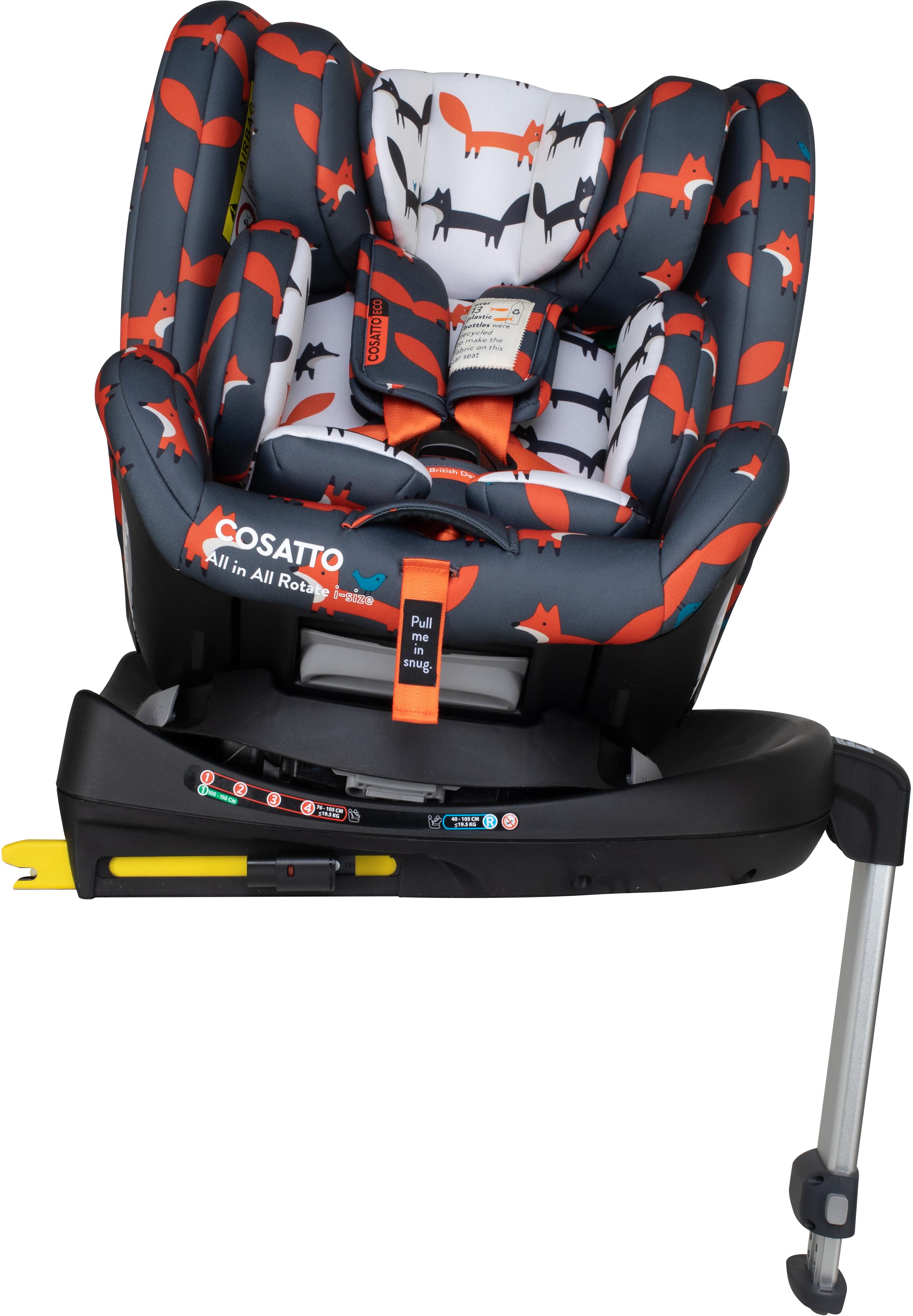 Cosatto All in All Rotate iSize Group 0+/1/2/3 Car Seat Mister Fox Halfords UK
