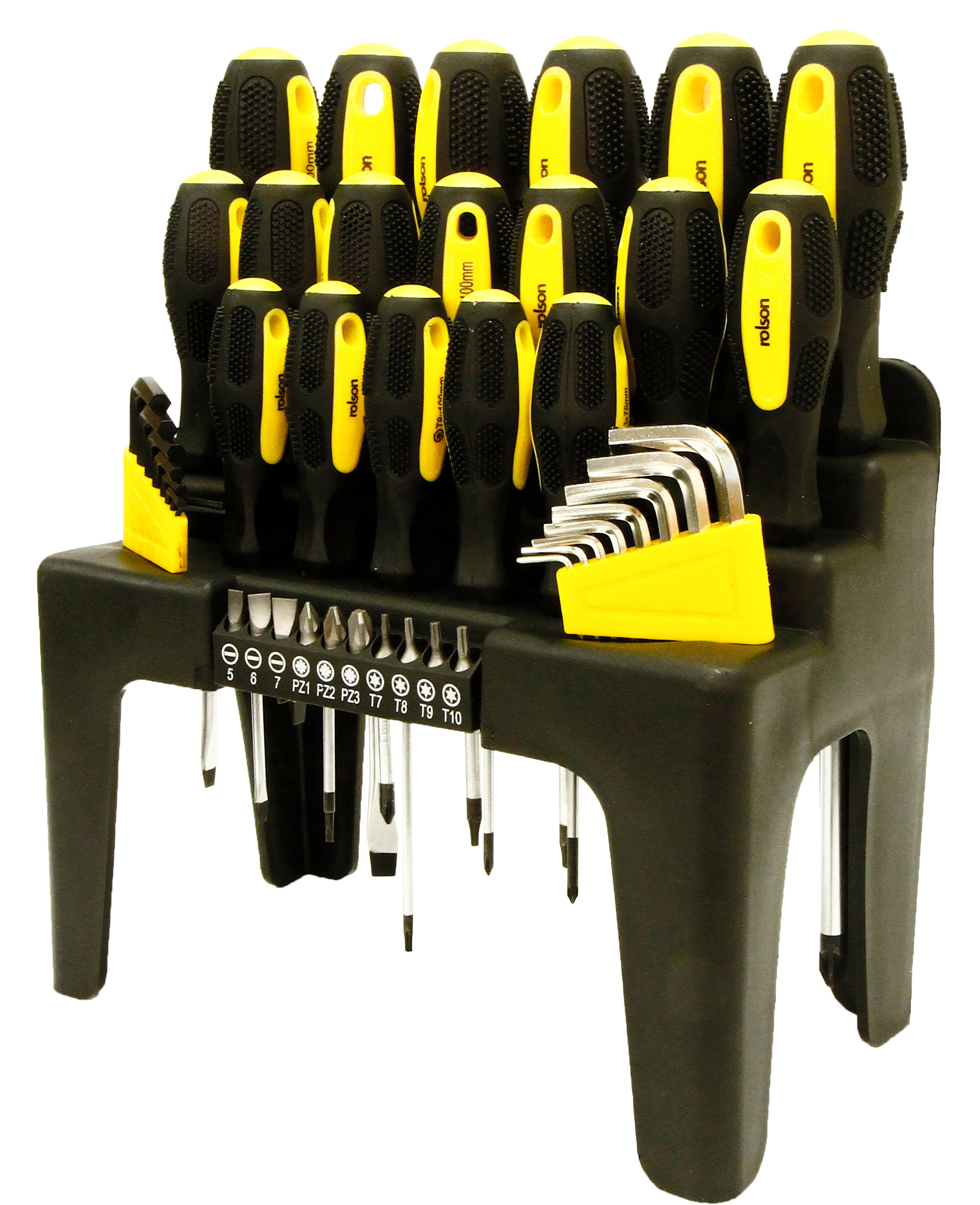 Rolson 44pc Screwdriver Set