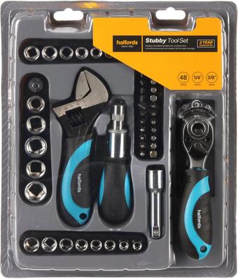 Halfords 48 piece Stubby Tool Set