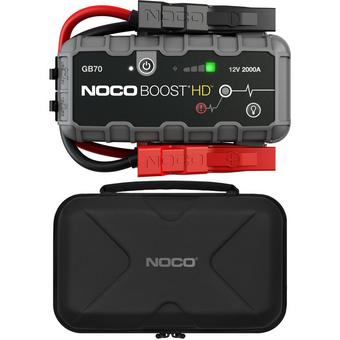 NOCO Boost GB70 2000A Jump Starter & Protective Case Bundle