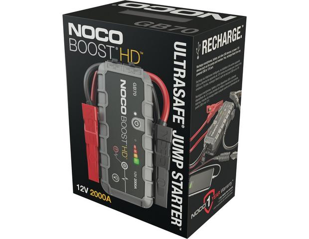 NOCO Genius GB70 Boost Plus 2000A UltraSafe Lithium Jump Starter