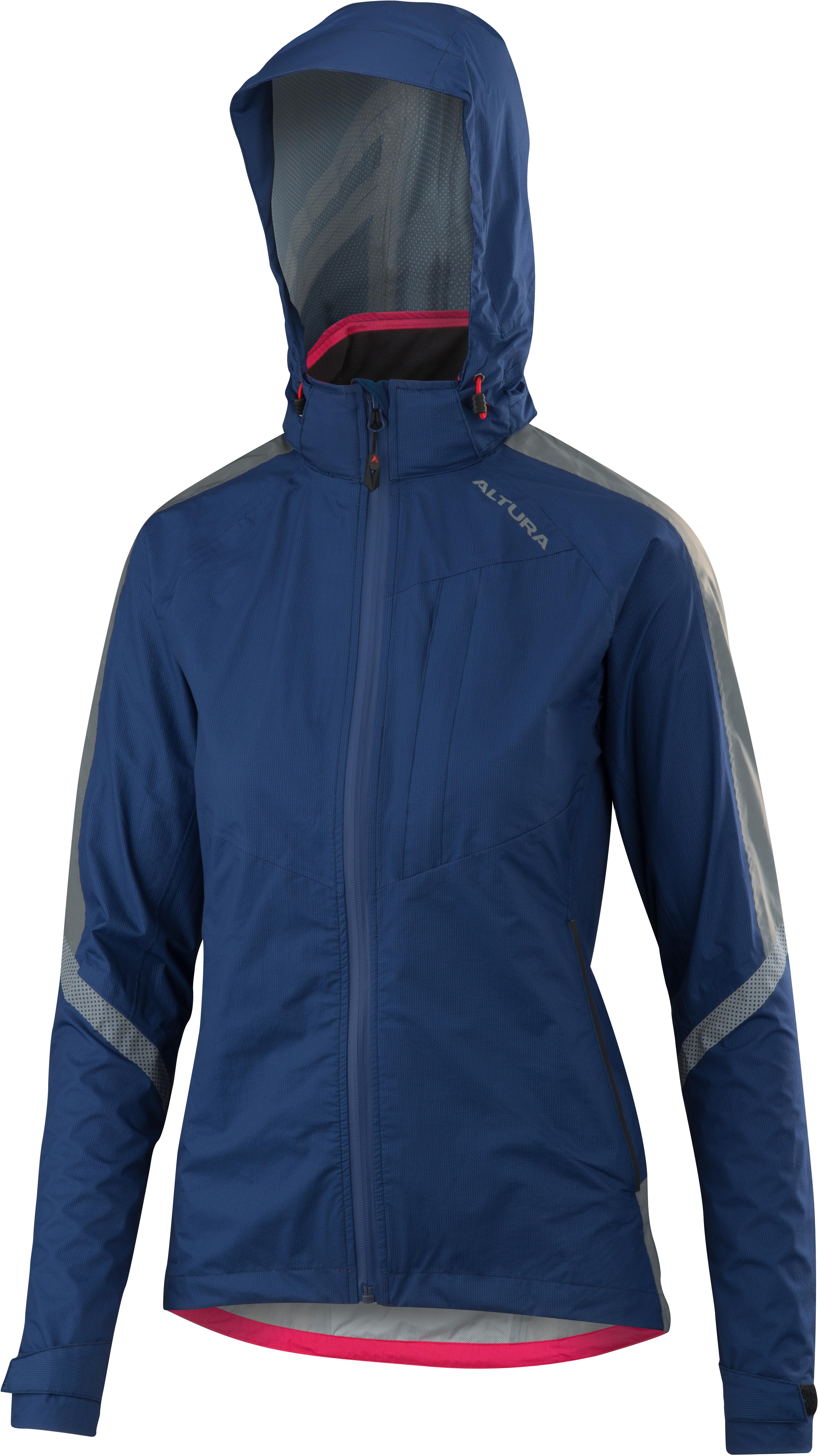 Halfords Altura Womens NightVision Cyclone Jacket - Blue - 14 | Pricematch, Extra 8% off for BC Members, Free Bike Health Check, Cycle2Work Scheme & 0% APR Finance.