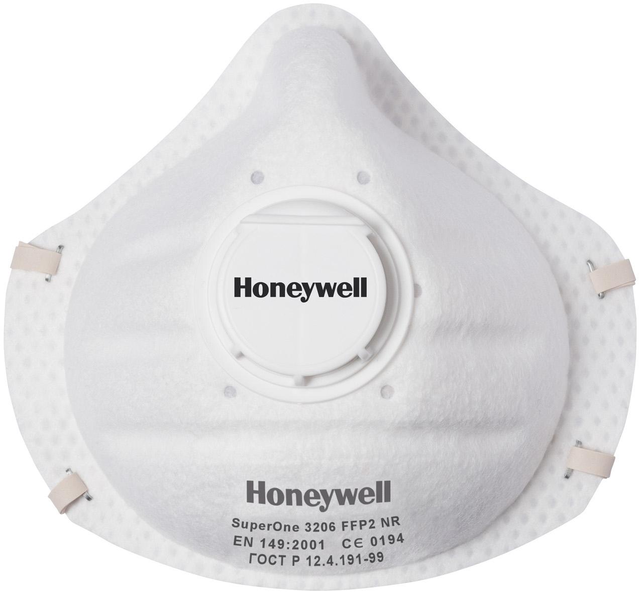 Honeywell SuperOne 3206 FFP2 NR D V Masks Pack 3