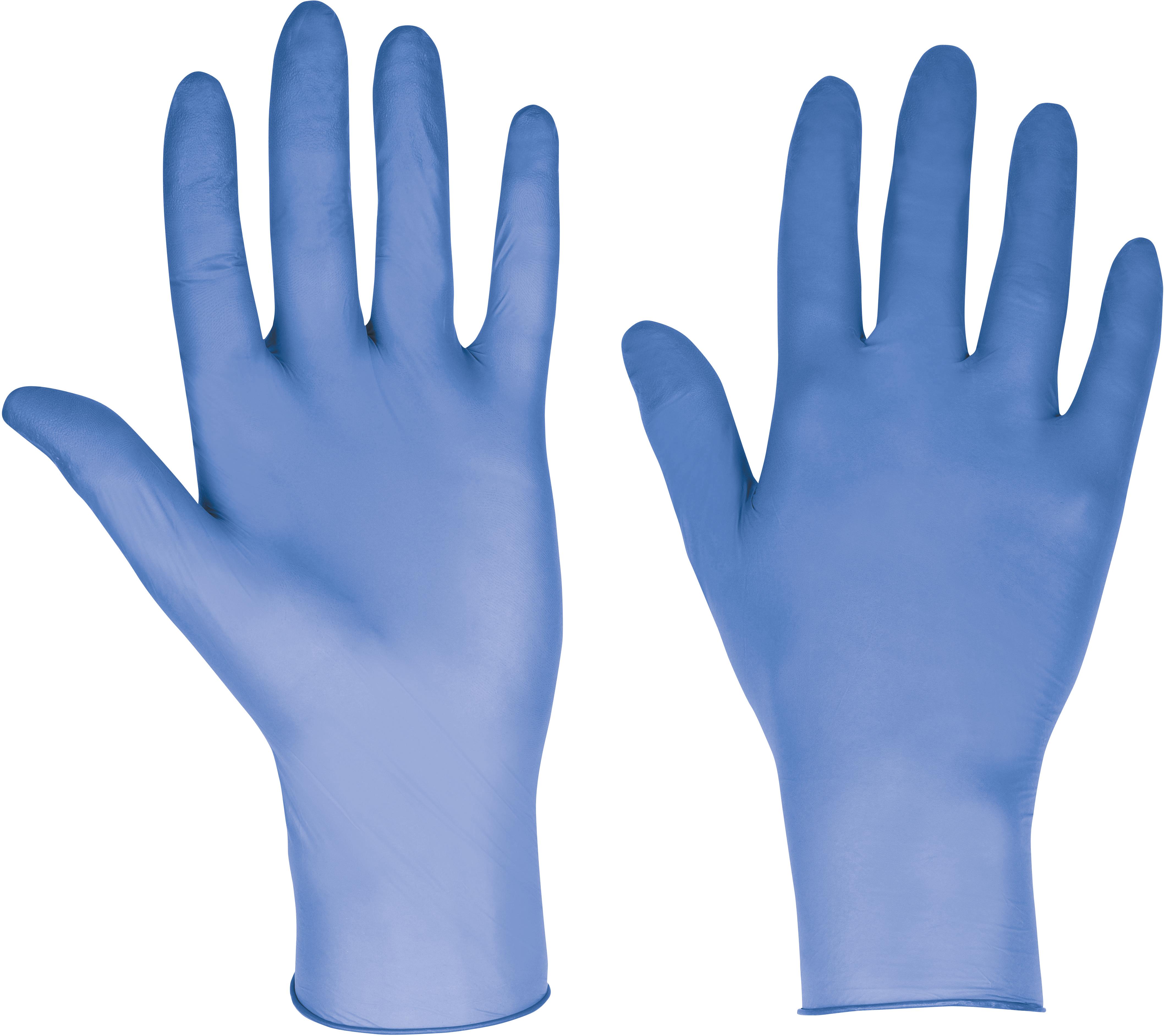 DexPure Blue Nitrile Gloves PowderFree Size 9/Large Halfords UK