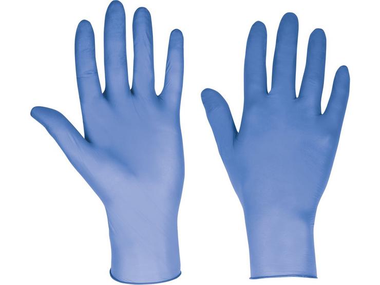 DexPure Blue Nitrile Gloves Powder-Free Size 9/Large