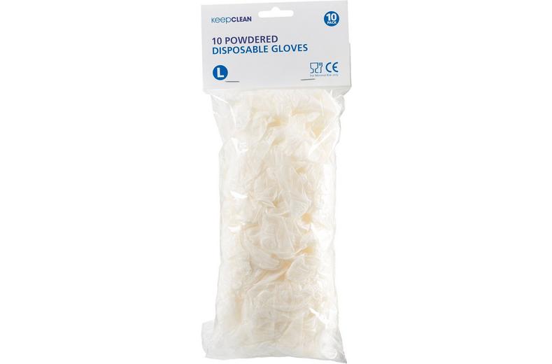 Keepsafe Clear Vinyl Gloves Retail Pack of 10 - Large Keepsafe Clear Vinyl Gloves Retail Pack of 10 - Large