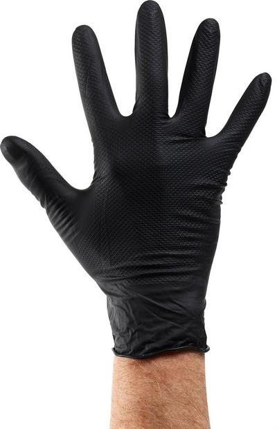 Grippaz Black Engineers Mate Gloves Box 25 Pairs