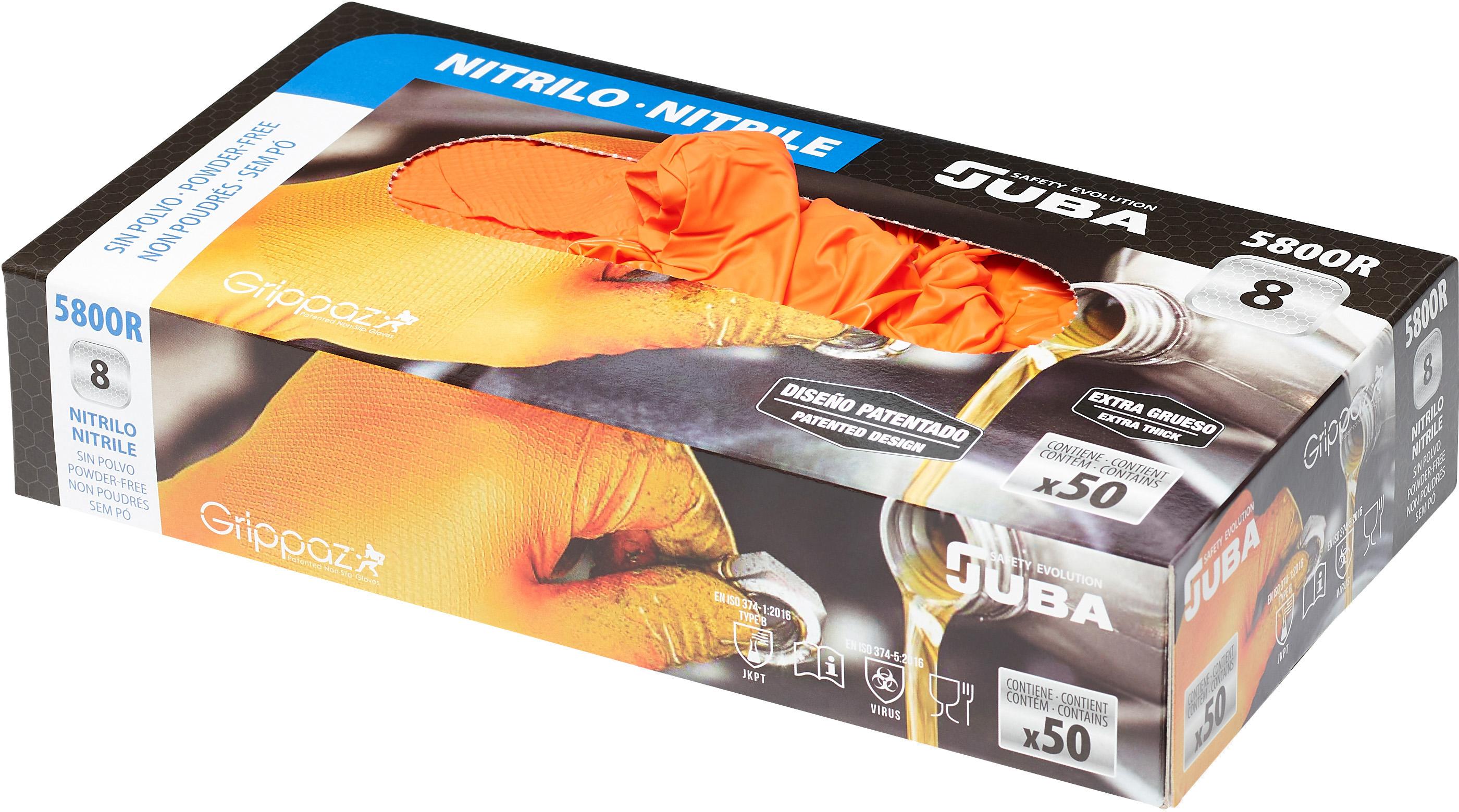 Grippaz Orange Engineers Mate Gloves - Box of 50