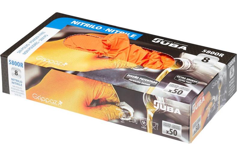 Grippaz Orange Engineers Mate Gloves - Box of 50 Grippaz Orange Engineers Mate Gloves - Box of 50