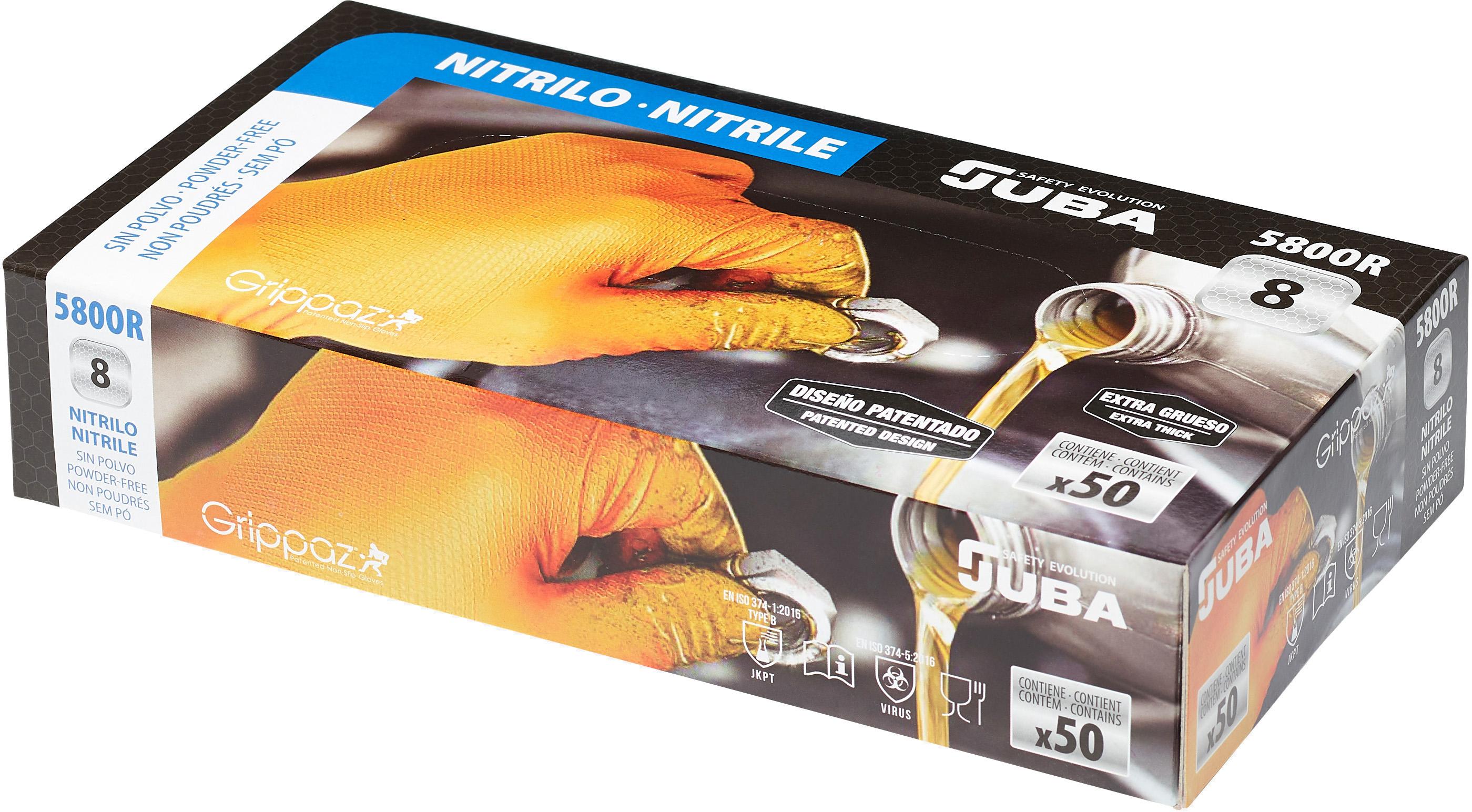Grippaz Orange Engineers Mate Gloves - Box of 50