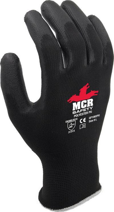 MCR Safety General Purpose Glove GP100 Black PU MCR Safety General Purpose Glove GP100 Black PU