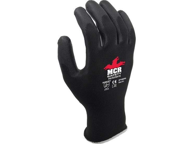MCR Safety General Purpose Glove GP100 Black PU