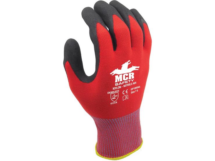 MCR Nitrile Foam Grip Touchscreen Glove