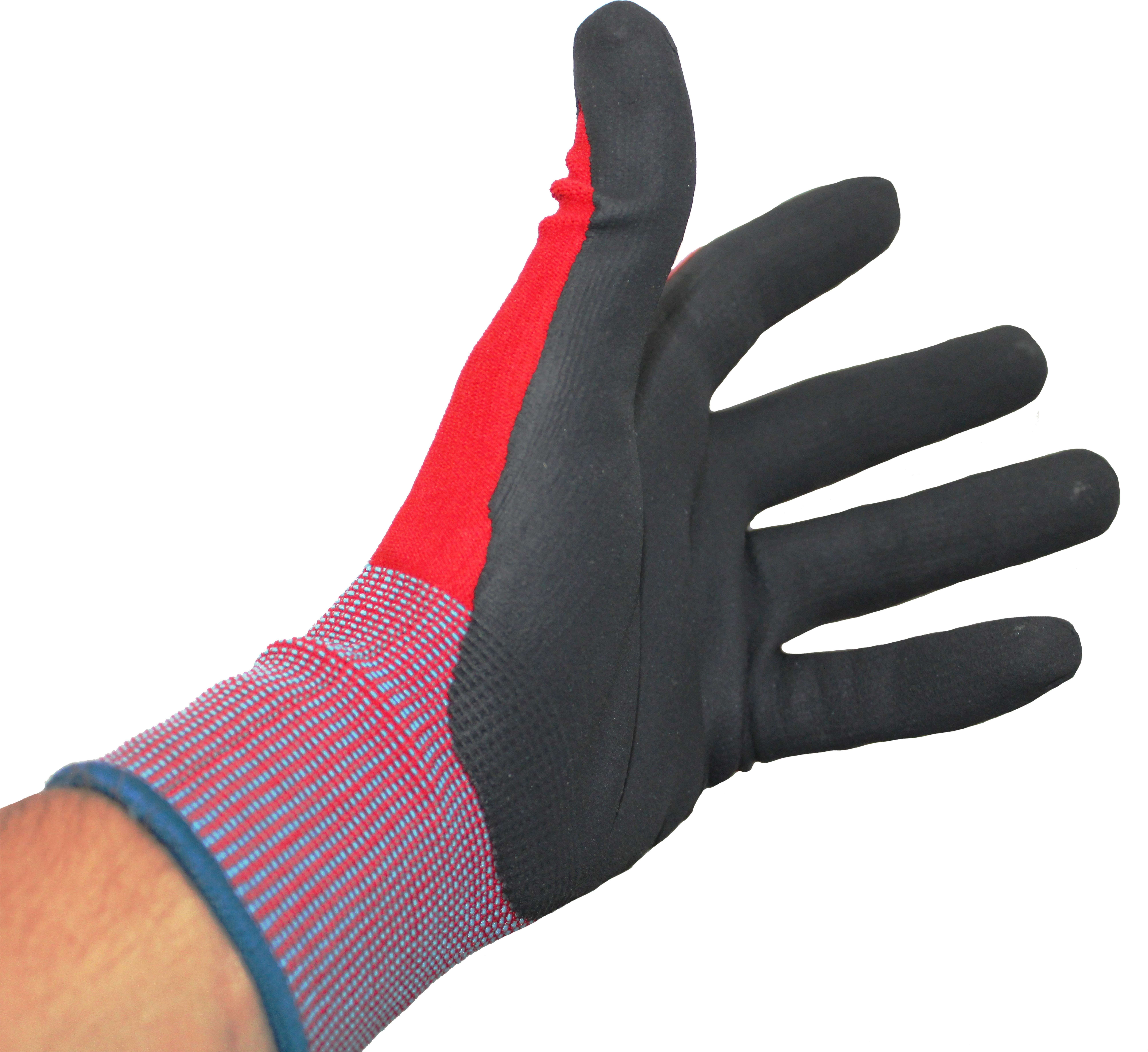 MCR Nitrile Foam Grip Touchscreen Glove - 10