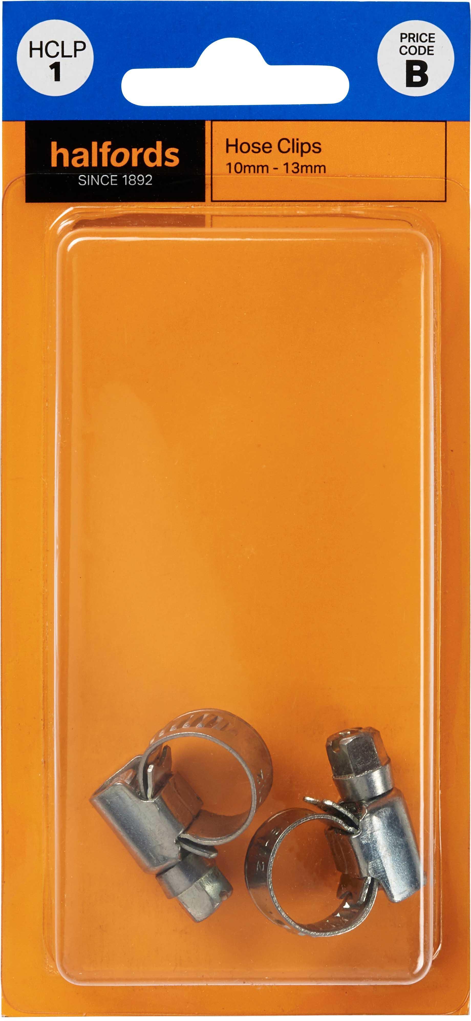 Halfords Hose Clips 8-12mm (HCLP1) - 2 Pack