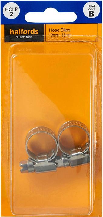 Halfords Hose Clip 10-16mm (HCLP2) - 2 Pack