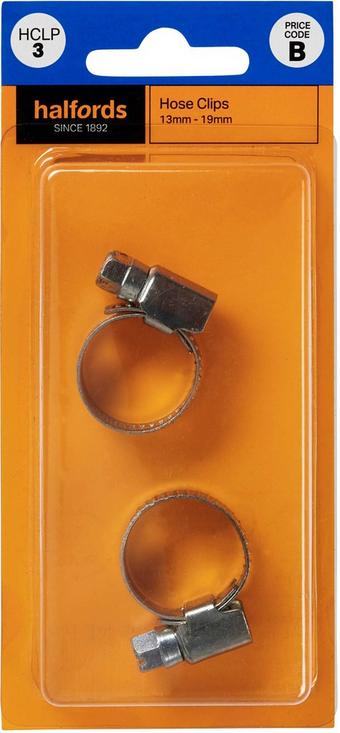 Halfords Hose Clips 13-20mm (HCLP3) - 2 Pack