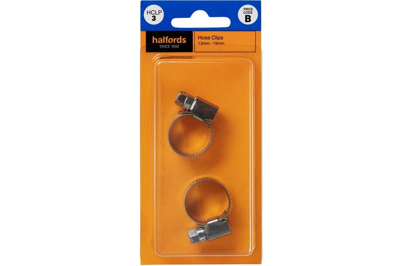 Halfords Hose Clips 13-20mm (HCLP3) - 2 Pack Halfords Hose Clips 13-20mm (HCLP3) - 2 Pack