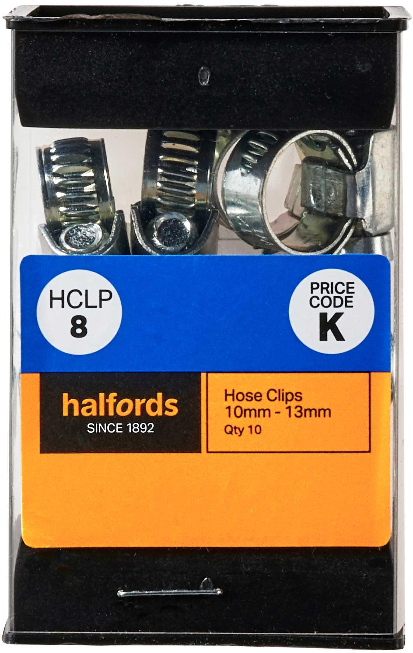 Halfords Hose Clips 812mm (HCLP8) 10 Pack Halfords UK
