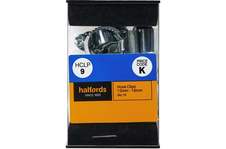 Halfords Hose Clips (HCLP9) - 10 Pack Halfords Hose Clips (HCLP9) - 10 Pack