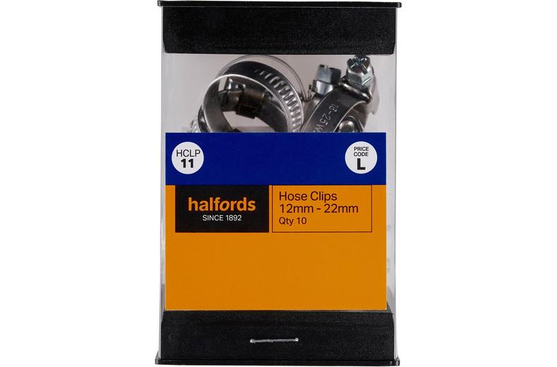 Halfords Hose Clips 12-22mm (HCLP11) - 10 Pack Halfords Hose Clips 12-22mm (HCLP11) - 10 Pack