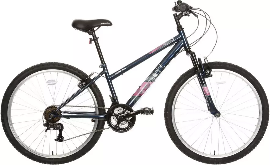 Apollo Twilight Womens Mountain Bike Blue M Frame Halfords UK