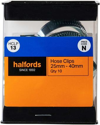 Halfords Hose Clip (HCLP13) - 10 Pack