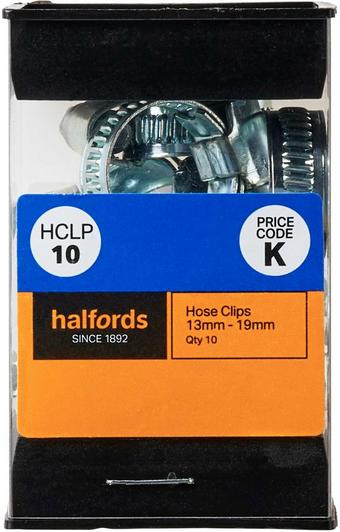 Halfords Hose Clips 12-20mm (HCLP10) 10 Pack