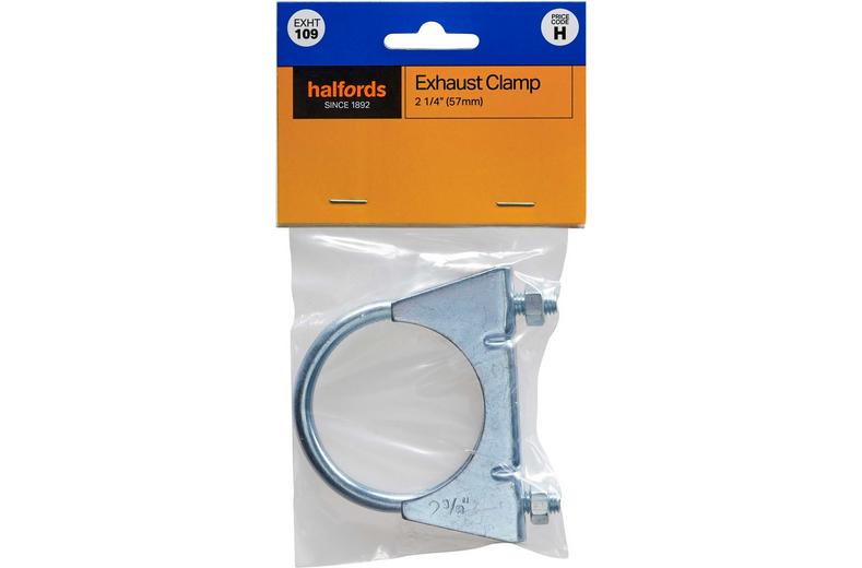 Halfords Exhaust Clamp 57mm Halfords Exhaust Clamp 57mm