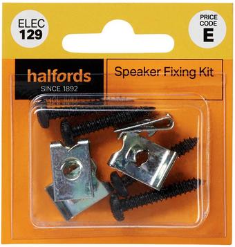 Halfords Speaker Fixing Kit (ELEC129)