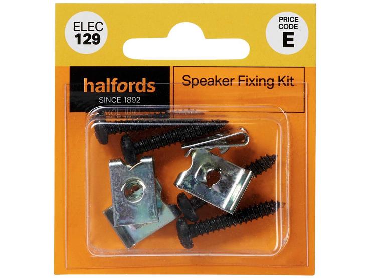 Halfords Speaker Fixing Kit (ELEC129)