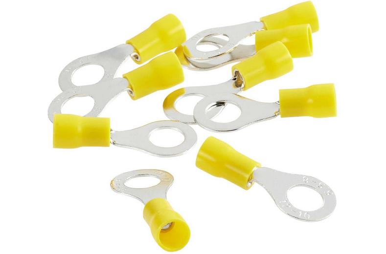 Halfords Ring Connectors 25 Amp Insulated 8mm (ELEC233) Halfords Ring Connectors 25 Amp Insulated 8mm (ELEC233)