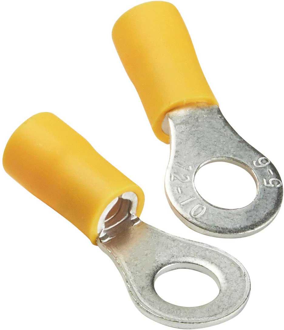 Halfords Ring Connectors 25 Amp Insulated 6mm (ELEC232)