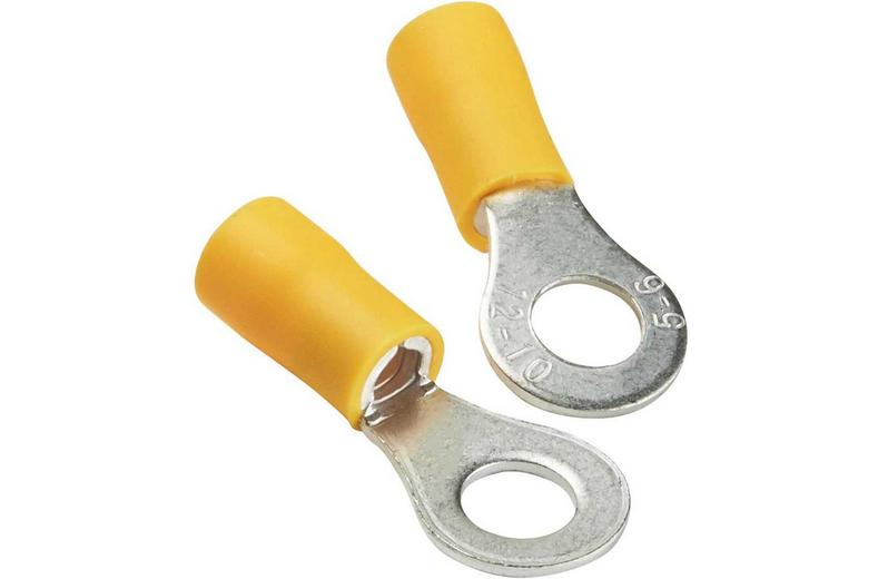 Halfords Ring Connectors 25 Amp Insulated 6mm (ELEC232) Halfords Ring Connectors 25 Amp Insulated 6mm (ELEC232)