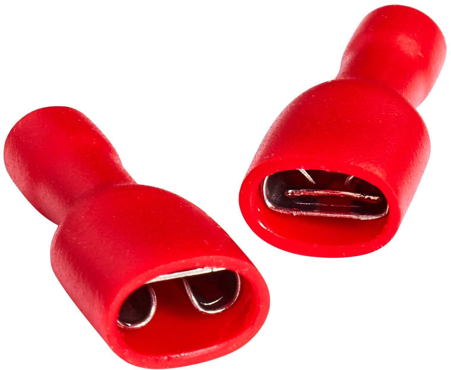 Halfords Spade Connectors 5 Amp Female Fully-insulated (ELEC197)