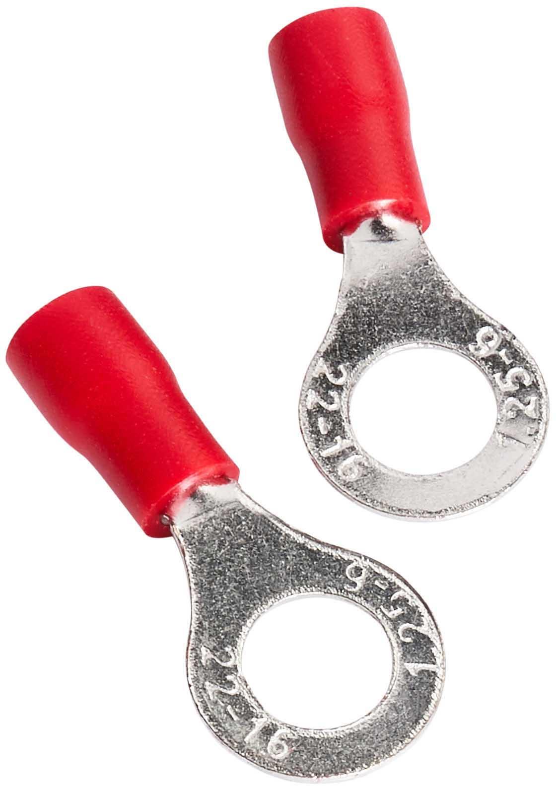 Halfords Ring Connectors 5 Amp Insulated 6mm (ELEC207)