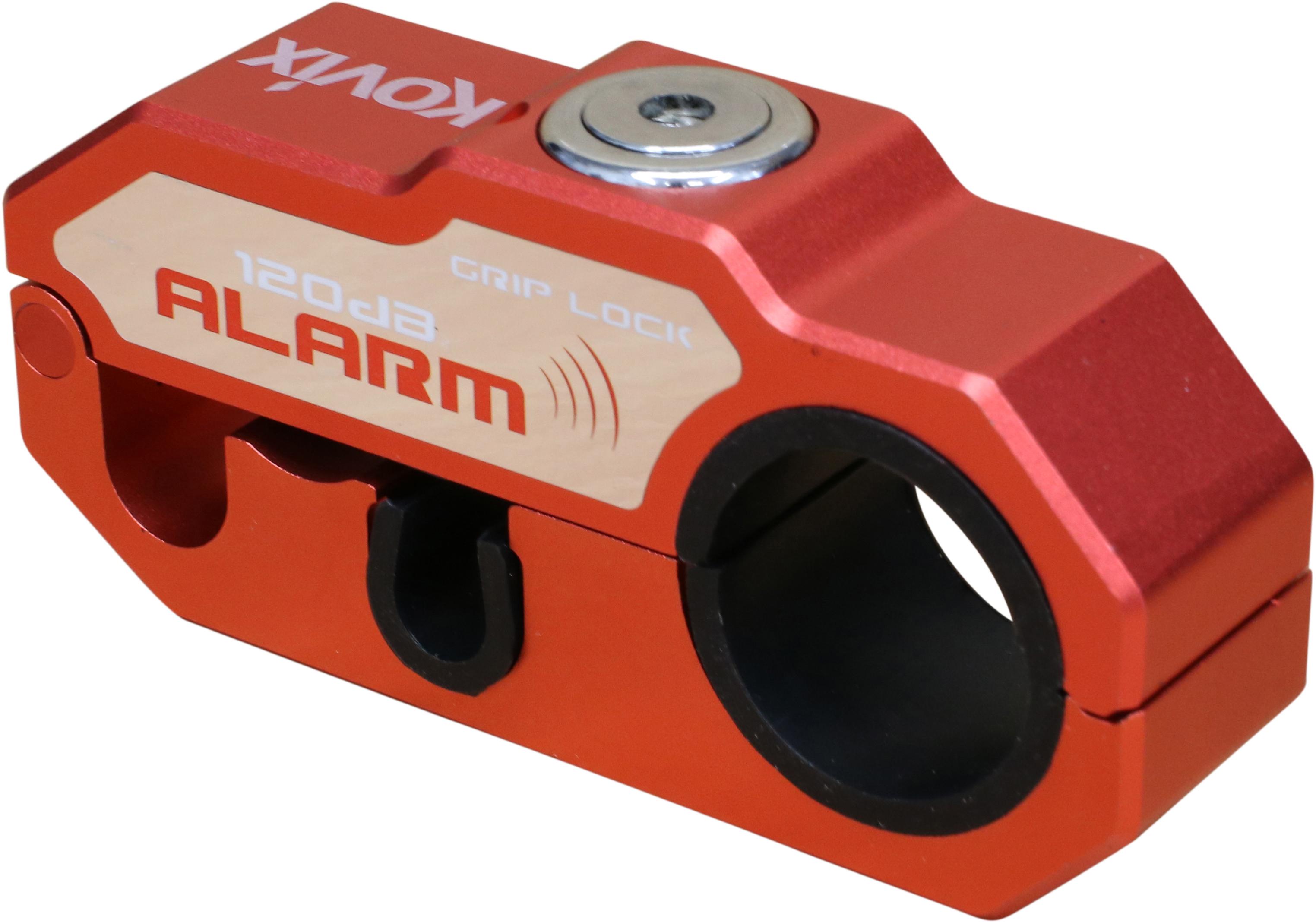 Kovix KHL Brake Lever Lock 120db Alarm - Red | Halfords UK