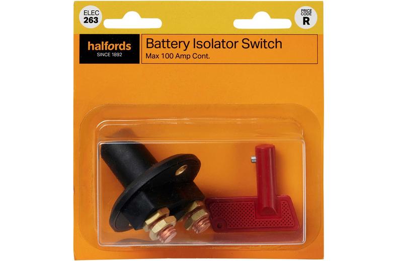 Halfords Battery Isolator Switch (ELEC263) Halfords Battery Isolator Switch (ELEC263)