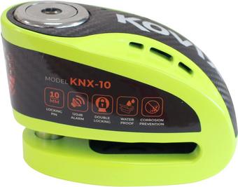 Kovix KNX10 10mm 120db Alarm Disc Lock - Fluo Green