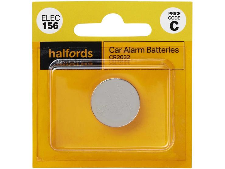 Halfords Car Alarm Battery CR2032 (ELEC156)