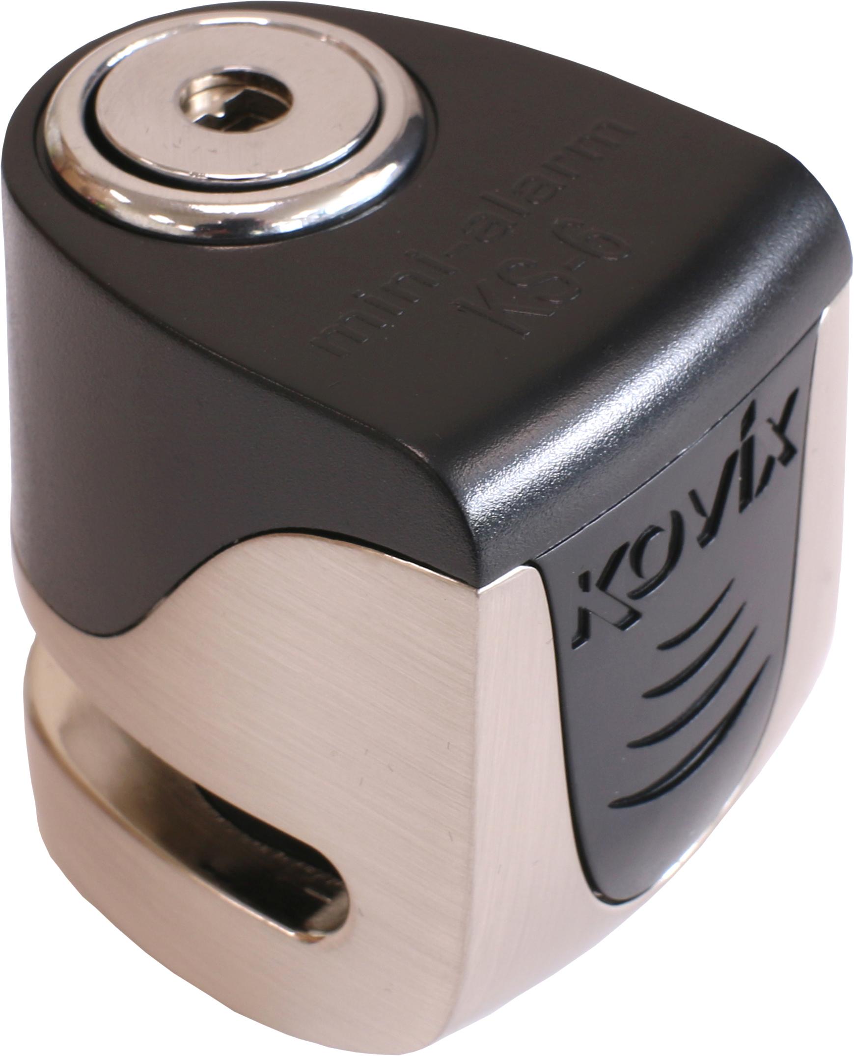 Kovix KS6 5.5mm 120db Alarm Disc Lock - Brushed Metal | Halfords UK