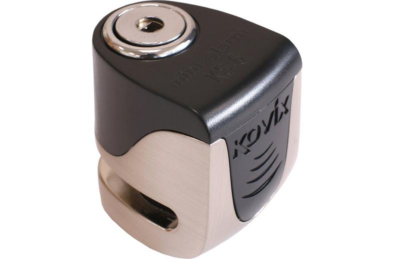 Kovix KS6 5.5mm 120db Alarm Disc Lock - Brushed Metal Kovix KS6 5.5mm 120db Alarm Disc Lock - Brushed Metal