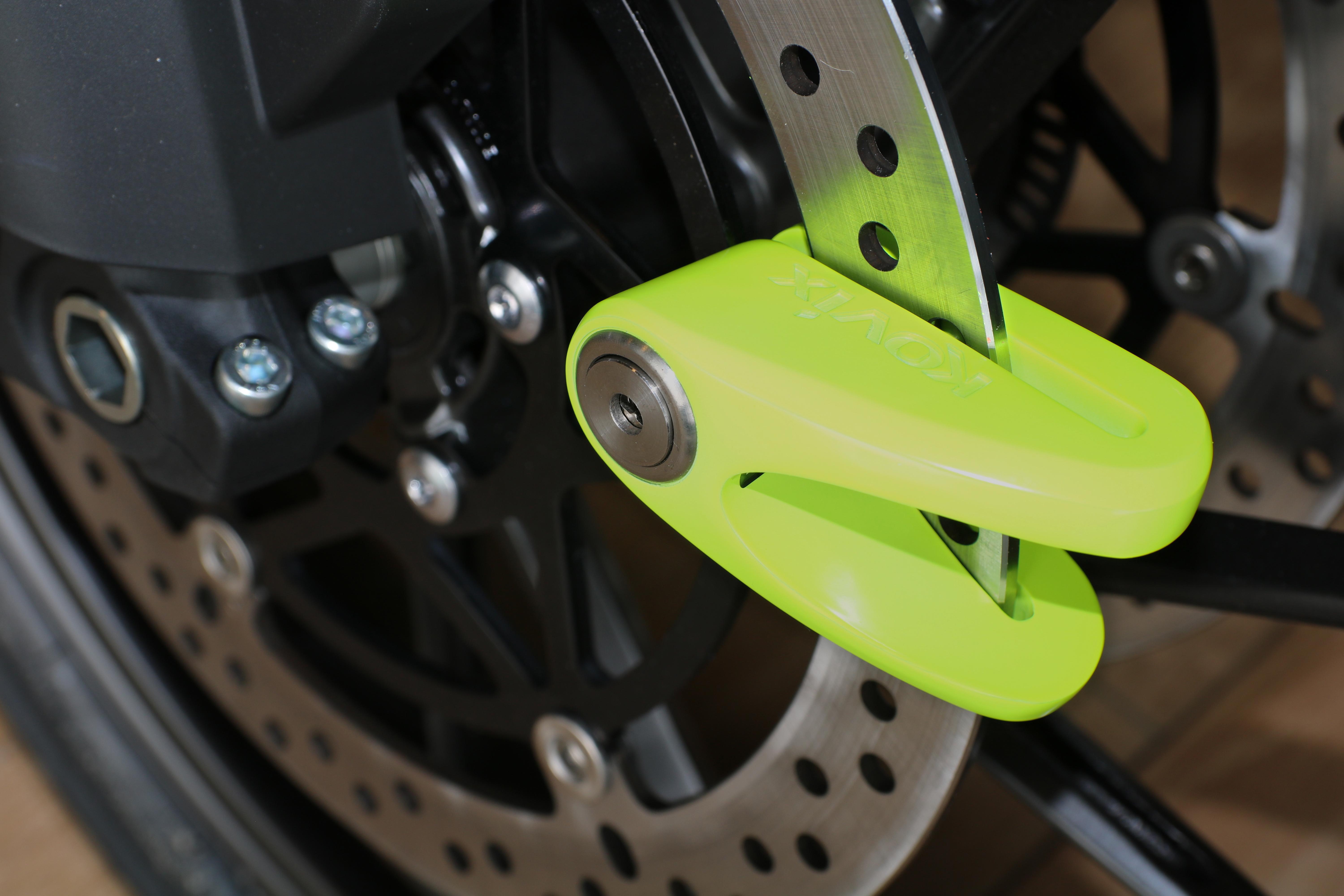Kovix KVZ2 14mm Disc Lock - Fluo Green