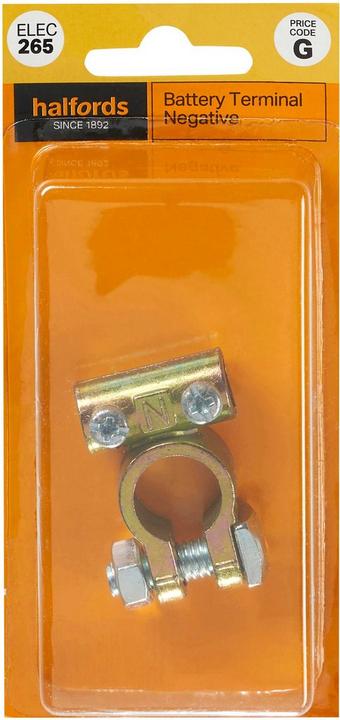 Halfords battery clamp discount
