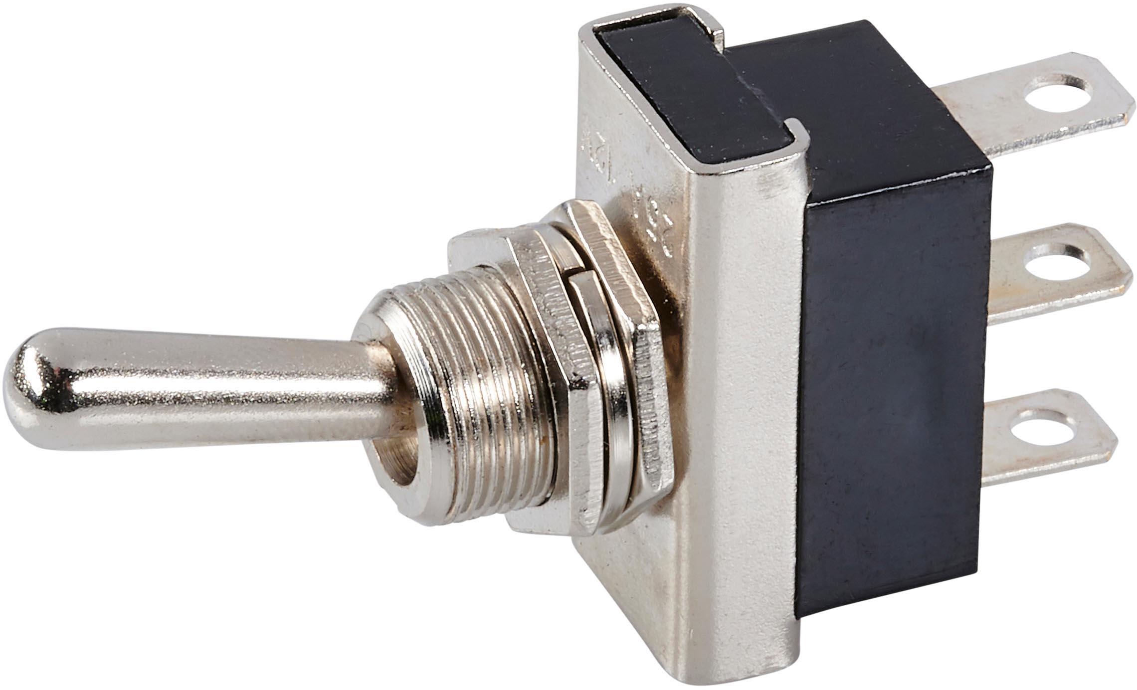 Halfords Toggle Switch On/Off Metal Heavy Duty Non Illuminated (ELEC253)
