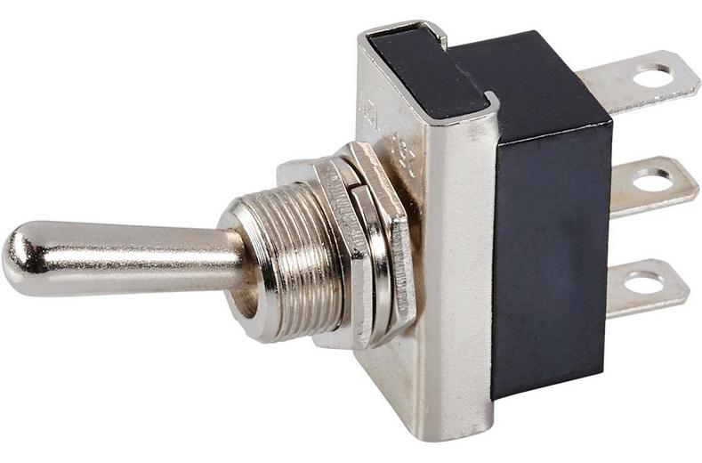 Halfords Toggle Switch On/Off Metal Heavy Duty Non Illuminated (ELEC253) Halfords Toggle Switch On/Off Metal Heavy Duty Non Illuminated (ELEC253)