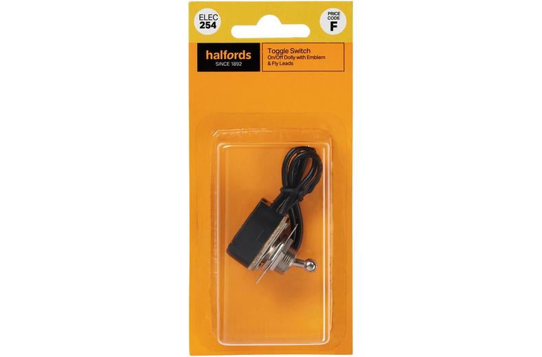 Halfords Toggle Switch On/Off Metal Non Illuminated (ELEC254) Halfords Toggle Switch On/Off Metal Non Illuminated (ELEC254)