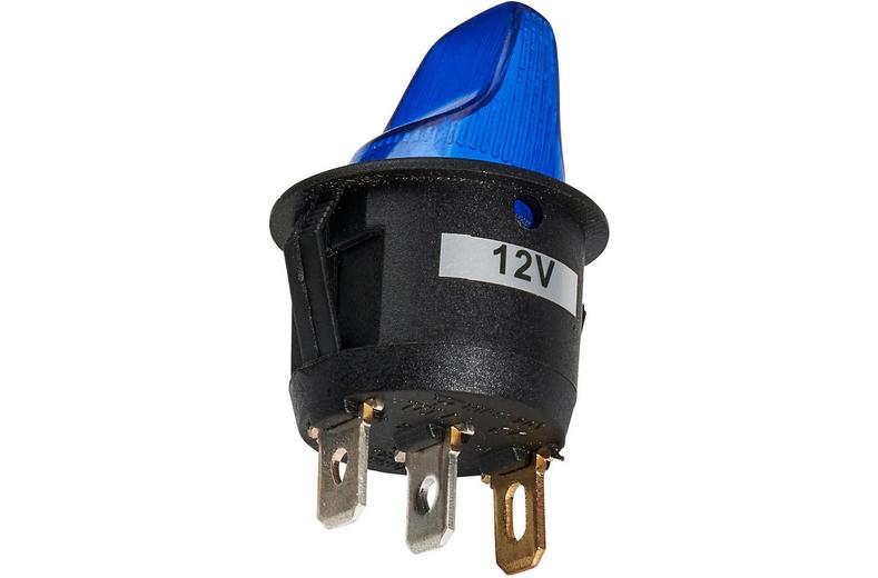 Halfords Mini Flick Switch On/Off Illuminated Blue (ELEC237) Halfords Mini Flick Switch On/Off Illuminated Blue (ELEC237)