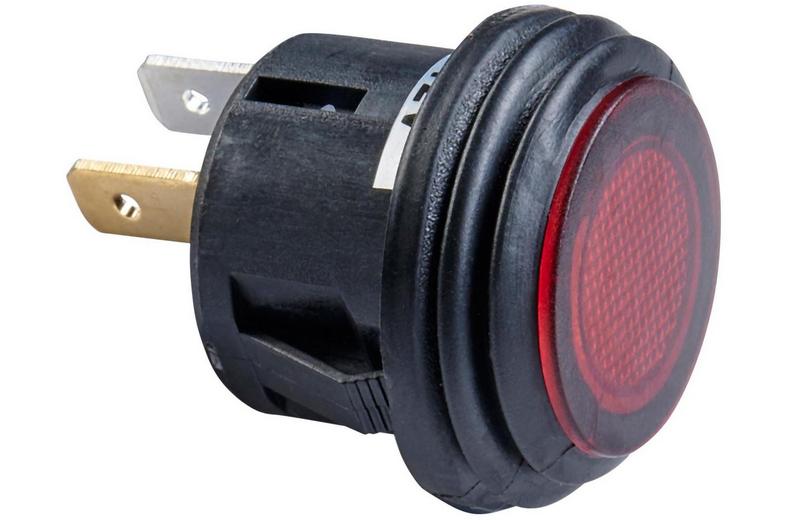Halfords Push Switch On/Off Splash Proof Red (ELEC247) Halfords Push Switch On/Off Splash Proof Red (ELEC247)