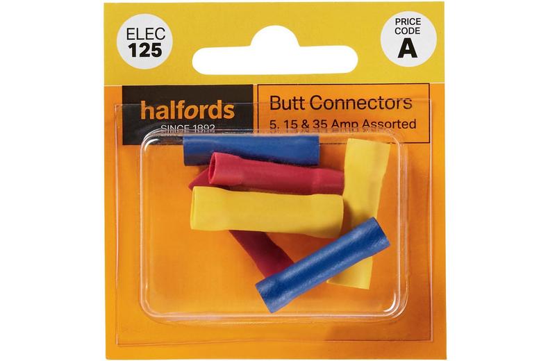 Halfords Assorted Male & Female Bullet Connectors 5, 15 & 35 Amp (ELEC125) Halfords Assorted Male & Female Bullet Connectors 5, 15 & 35 Amp (ELEC125)